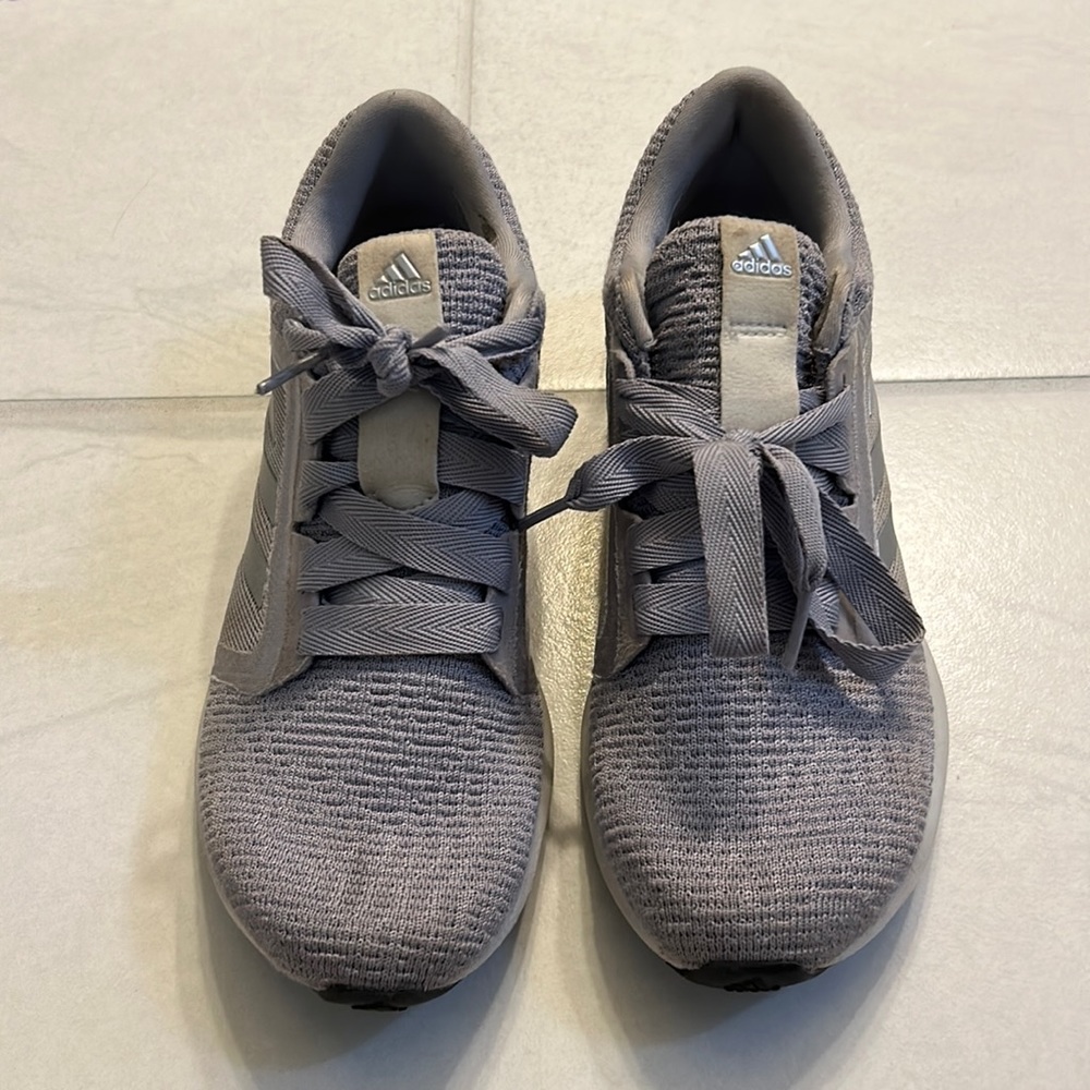 Adidas grey tennis shoes
